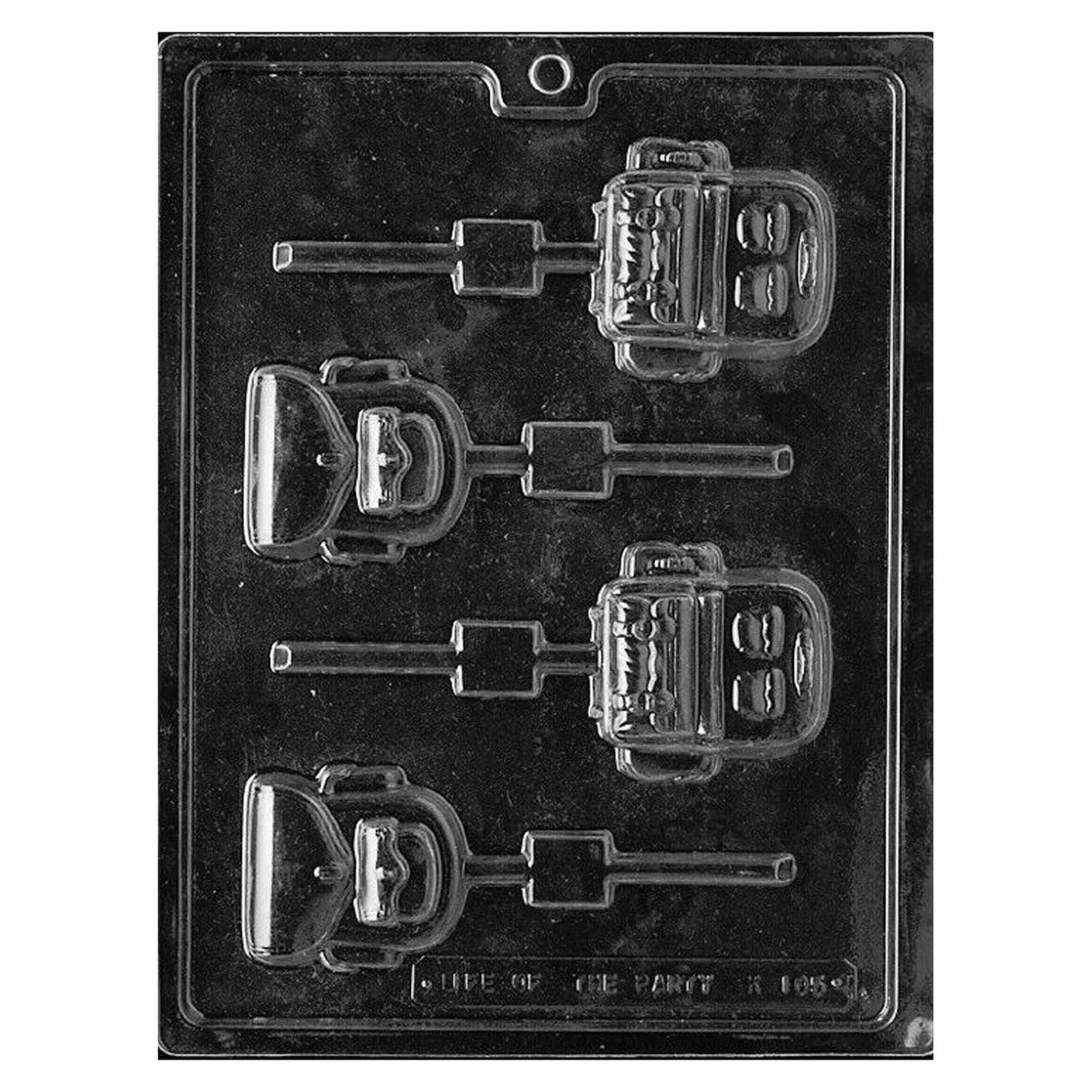 Backpack Lolly Chocolate Mold