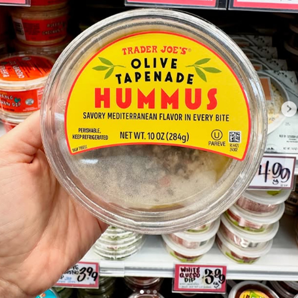 Olive Tapenade Hummus - 10 Oz