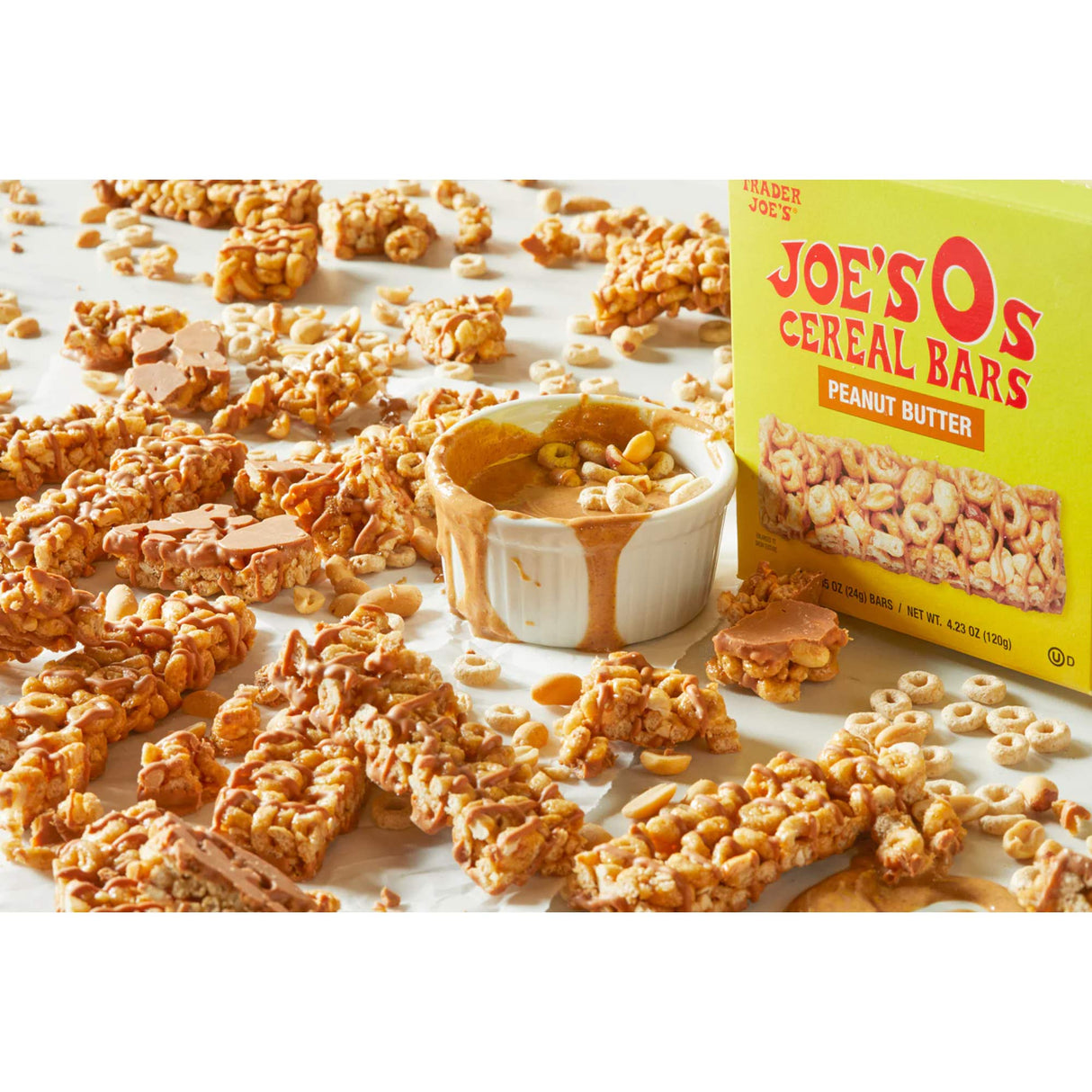 Trader Joes Joe's Os Cereal Bars 4.23 oz Sweet & Crunchy