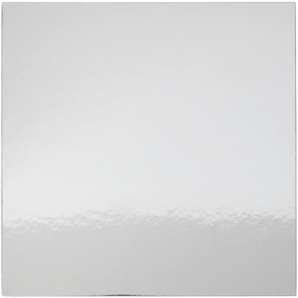 Wilton Silver 12-Inch Square Cake Platters, 5-Count