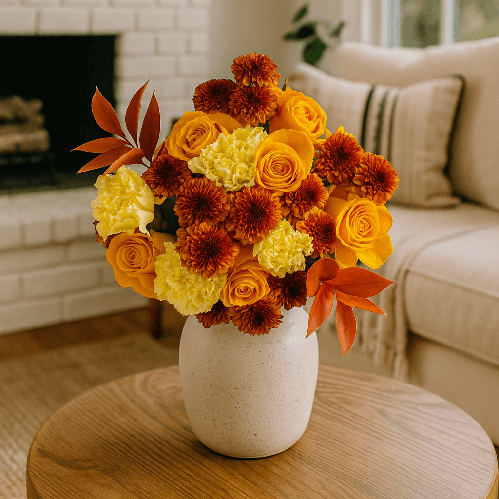 Fall Beauty Fresh Flower Bouquet Seasonal Floral Arrangement Pack
