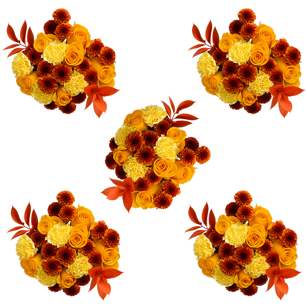 Fall Beauty Fresh Flower Bouquet Seasonal Floral Arrangement Pack