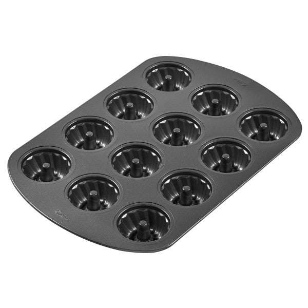 Wilton Non-Stick Mini Fluted Tube Cake Pan – 12 Cavity