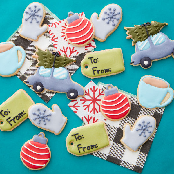 Wilton Christmas Multi-Cookie Cutter Sheet – 14 Shapes