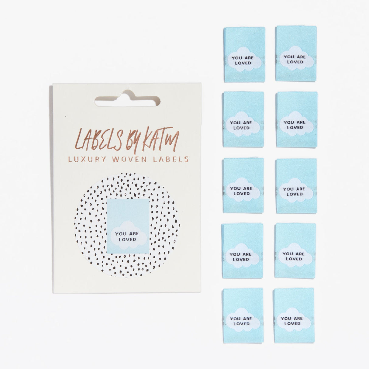 Woven Labels "You are Loved" 10 Pack
