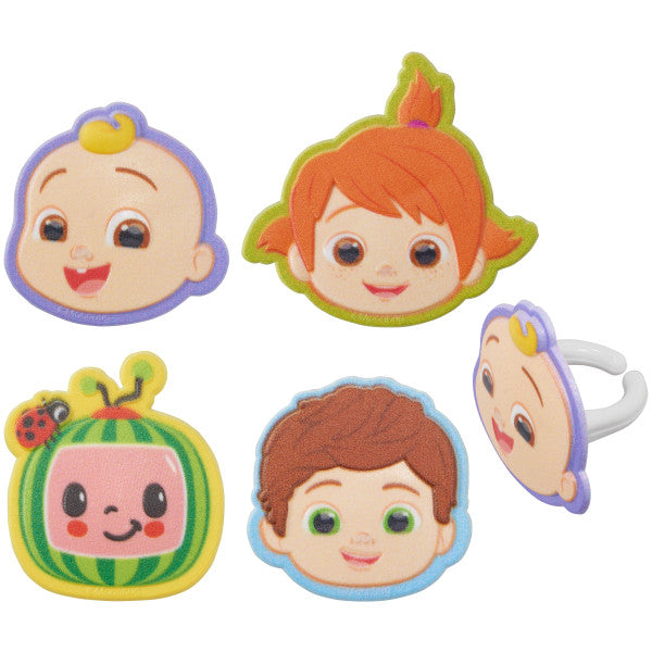 CoComelon Playtime! Cake Cupcake Rings - 72ct per order
