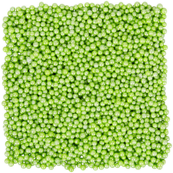 Wilton Pearlized Green Nonpareils Sprinkles Pouch – 1.4 oz.