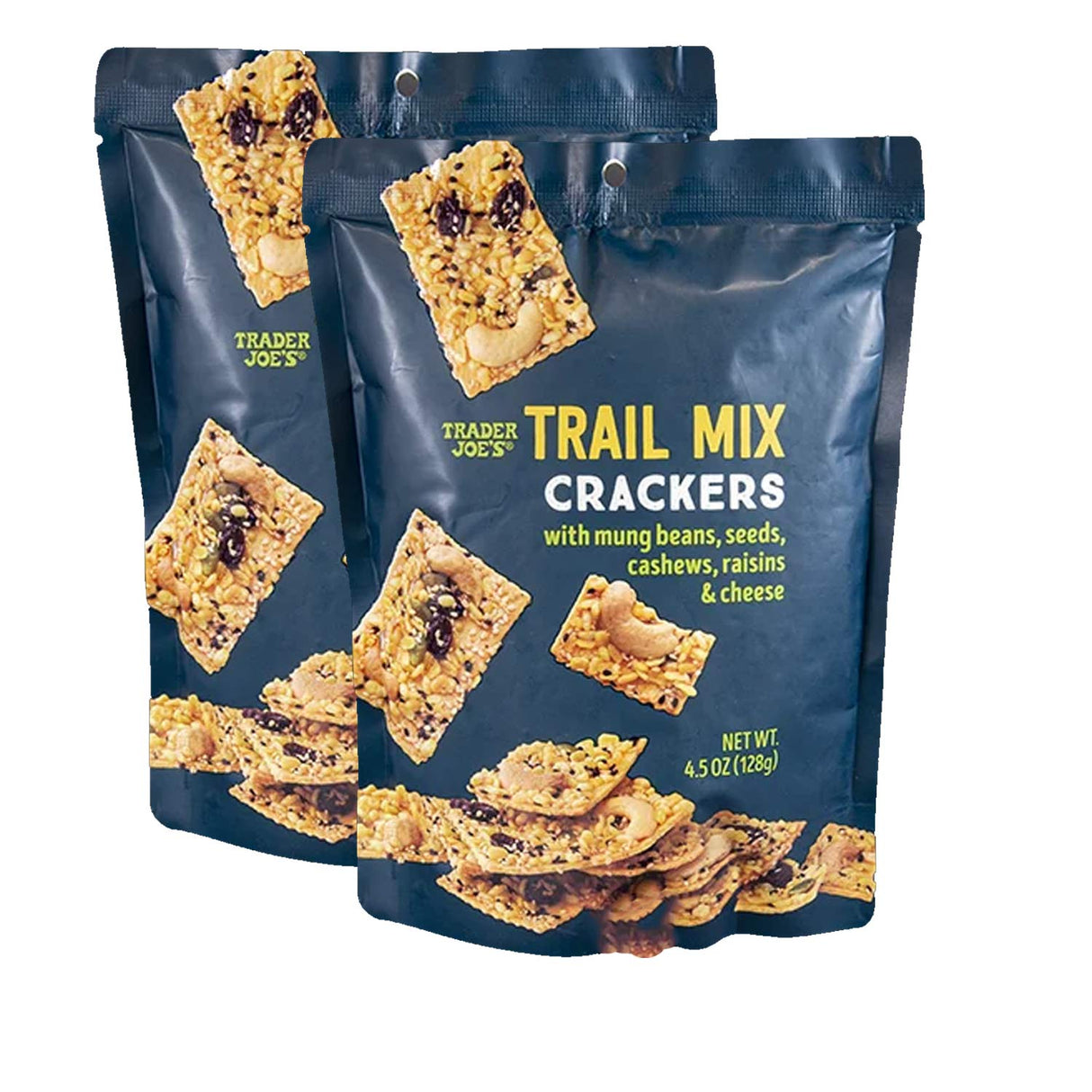Trader Joe's Trail Mix Crackers For Flavorful Snack 4.5 oz