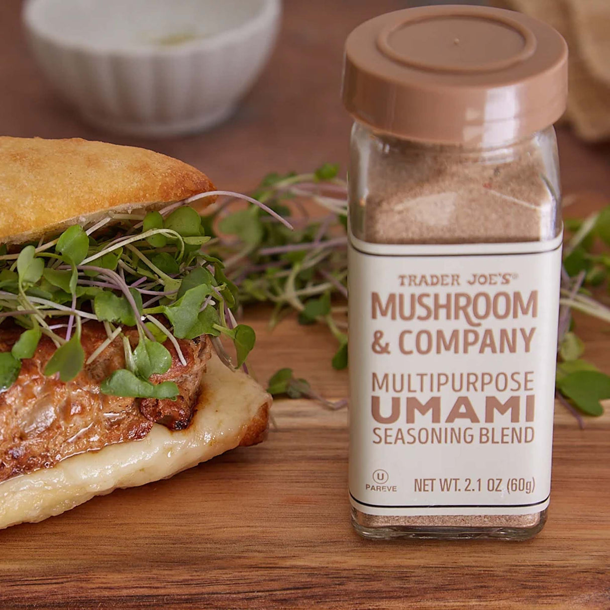 Trader Joe's Mushroom and Company Multipurpose Umami Seasoning Blend, 2.1 Ounces,