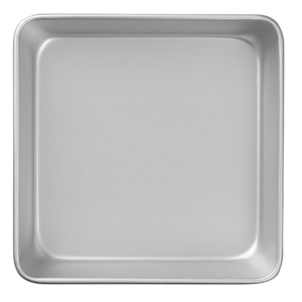 Wilton Performance Pans Aluminum Square Cake and Brownie Pan, 8-Inch 8x8x2"