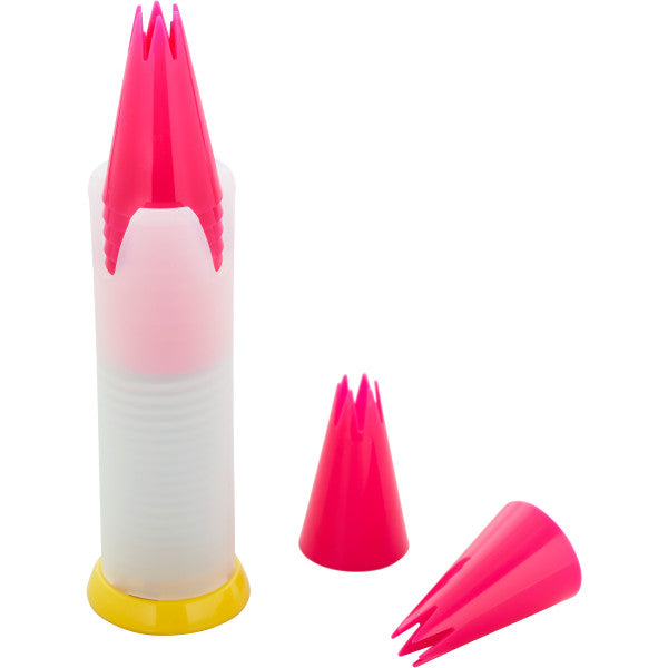 Wilton 1M Disposable Star Piping Tips with Pop-Up Dispenser, 12-Count