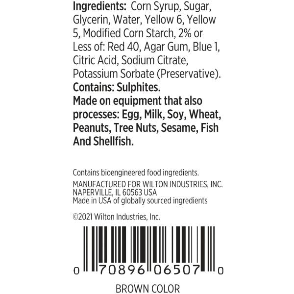 Wilton Icing Color, 1 oz. - Brown Gel Food Color