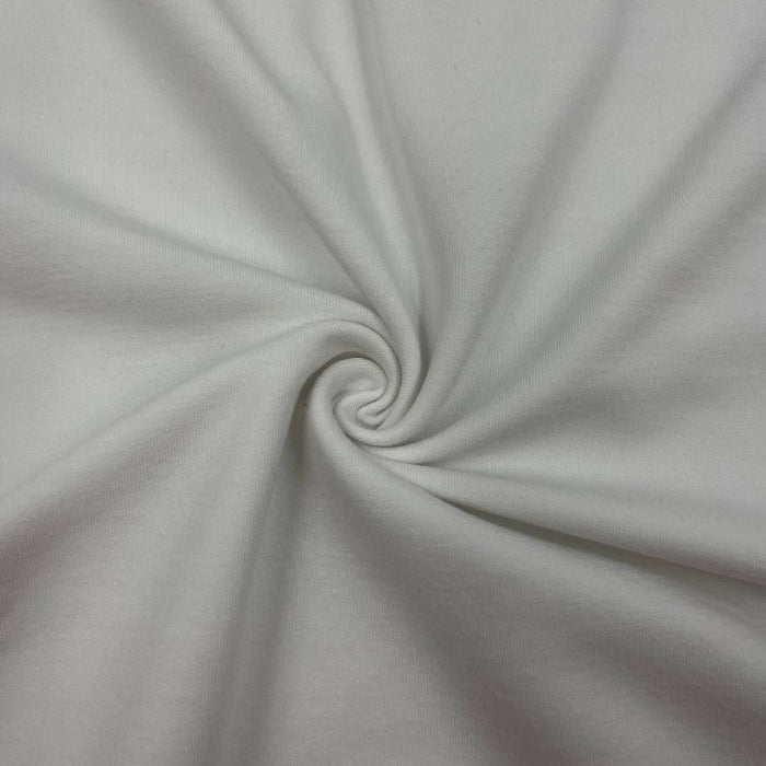 Stretch Fleece White Performance Fabric