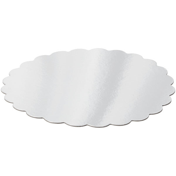 Wilton Silver 12-Inch Round Cake Platters, 8-Count