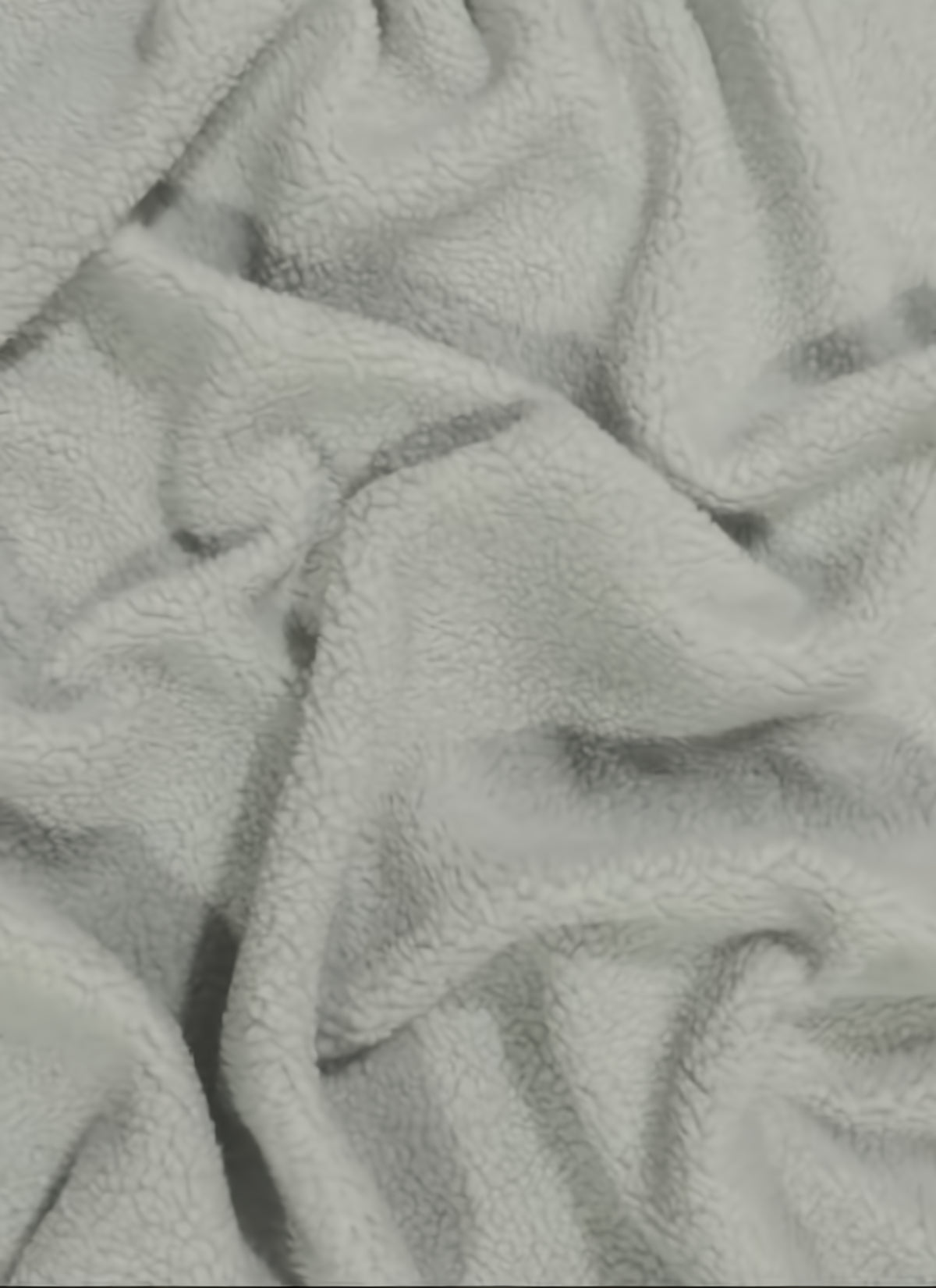 Sherpa Faux Fur Fabric Platinum Sold By The Yard