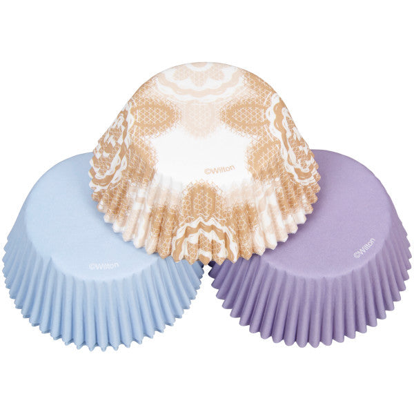 Wilton Floral Party Standard Baking Cups, 75-Count