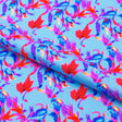 Melancholy Flowers Nylon Spandex Fabric - Multicolor Floral Print, 55/56" Width (1 Yard)