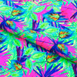 Punk Palms Nylon Spandex Fabric - Multicolor Printed, 55/56" Width (1 Yard)