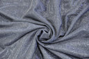Stretch Glimmer Knit Polyester Spandex Fabric - Metallic Glitter Knit, 56" Width (1 Yard)