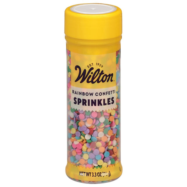 Wilton Confetti Rainbow Sprinkles Mix – 3.3 oz.