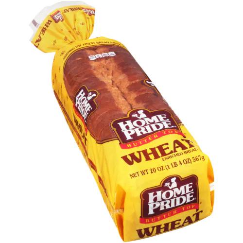 Home Pride Butter Wheat Bread 20 Oz