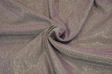 Stretch Glimmer Knit Polyester Spandex Fabric - Metallic Glitter Knit, 56" Width (1 Yard)