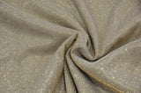 Stretch Glimmer Knit Polyester Spandex Fabric - Metallic Glitter Knit, 56" Width (1 Yard)