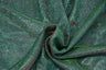 Stretch Glimmer Knit Polyester Spandex Fabric - Metallic Glitter Knit, 56" Width (1 Yard)