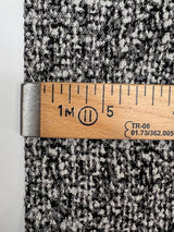 Cotton Tweed Lurex in Silver Black White