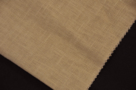 100% Natural Ramie Fabric - White, Ivory, Black, 52/53" Width, 280GSM (1 Yard)