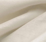 Extra Wide 100% Cotton Muslin Fabric - Unbleached Natural Color, 124" Wide (Yards)