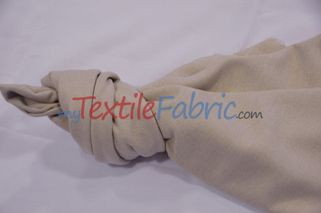 Rayon Linen Blend Fabric - Solid Colors, 52" Width (1 Yard)