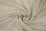 Swiss Sheer Sheer Polyester Fabric - Linen-Look Sheer Drapery, 130" Wide, White (1 Yard)