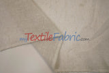 Swiss Sheer Sheer Polyester Fabric - Linen-Look Sheer Drapery, 130" Wide, White (1 Yard)