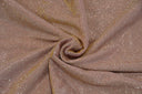 Stretch Glimmer Knit Polyester Spandex Fabric - Metallic Glitter Knit, 56" Width (1 Yard)