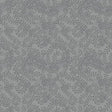 Cotton Wideback Fabric Grey Dark Swirling Leaves 108"