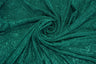 Stretch Glimmer Knit Polyester Spandex Fabric - Metallic Glitter Knit, 56" Width (1 Yard)