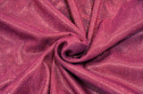 Stretch Glimmer Knit Polyester Spandex Fabric - Metallic Glitter Knit, 56" Width (1 Yard)