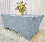 Sequin Spandex Table Cover Rectangular Stretch