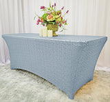 Sequin Spandex Rectangular Table Cover Stretch Fit