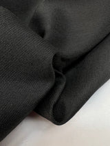 Black Cotton Polyamide Casual Fabric