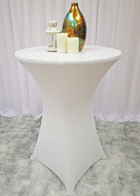 Cocktail Sequin Spandex Table Cover Fitted Event Tablecloth
