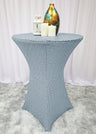 Cocktail Sequin Spandex Table Cover Fitted Event Tablecloth