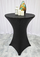 Cocktail Sequin Spandex Table Cover Fitted Event Tablecloth
