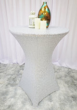 Cocktail Sequin Spandex Table Cover Fitted Event Tablecloth