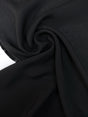 Black Viscose Crepe Fabric