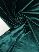Green Velour Knitted Fabric