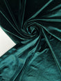 Green Velour Knitted Fabric