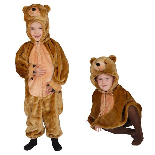 Cuddly Little Brown Bear Costume Set