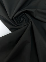 Black Polyamide Polyester Knitted Fabric